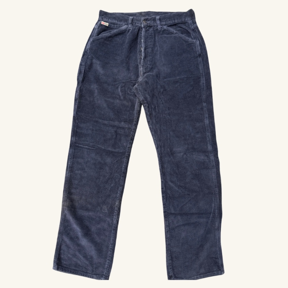 Diesel Men's Corduroy Pants in Navy Blue
